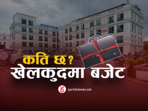 खेलकुद मन्त्रालयको बजेट ३ अर्ब ५० करोड